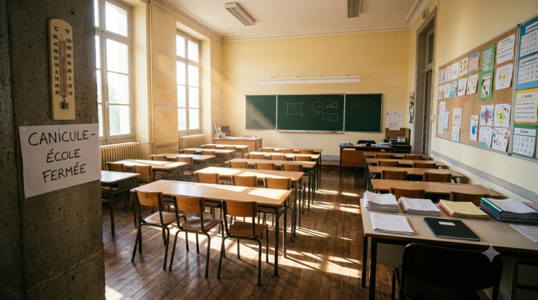 Absence scolaire canicule