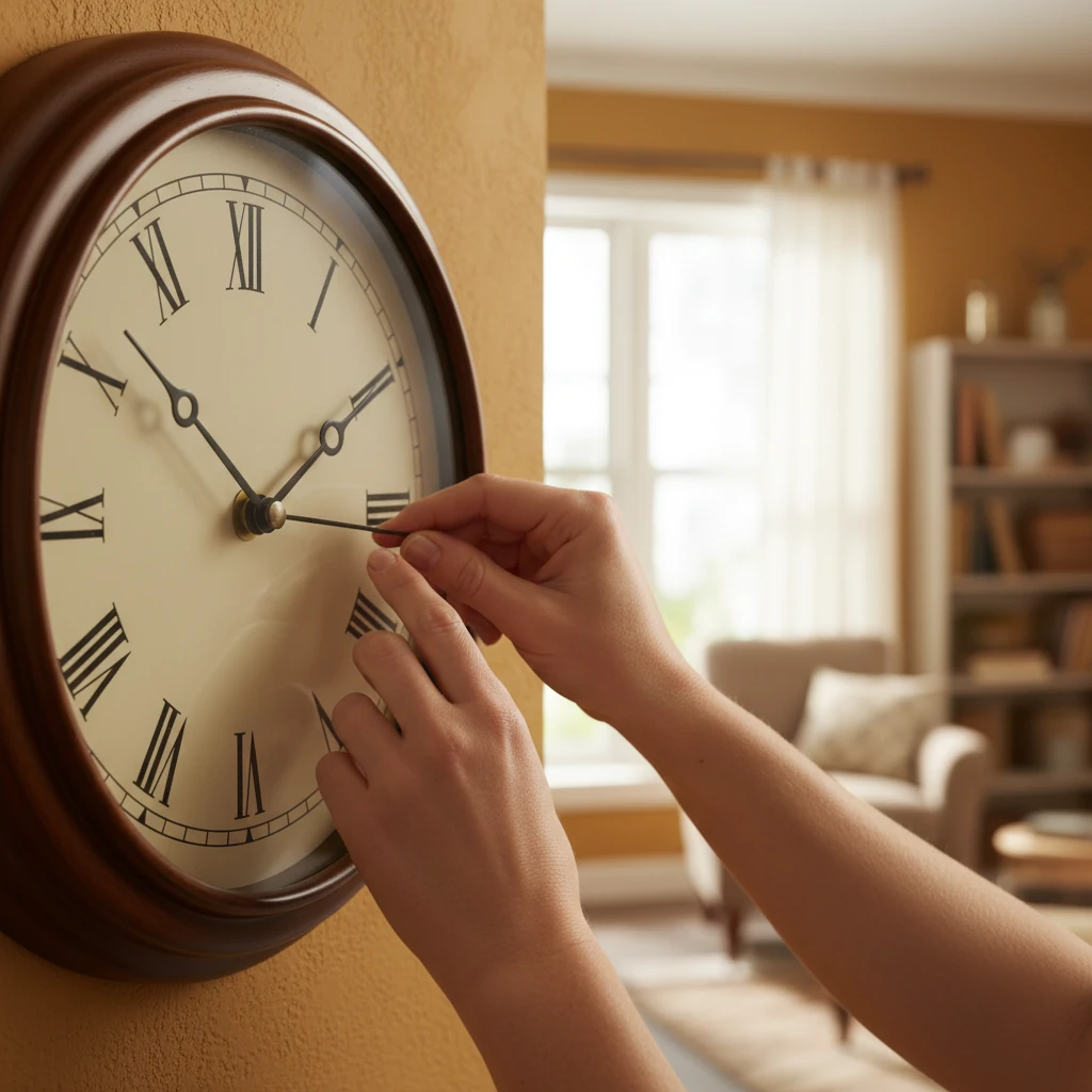 Réglage d une horloge lors du passage à l heure d hiver 2026