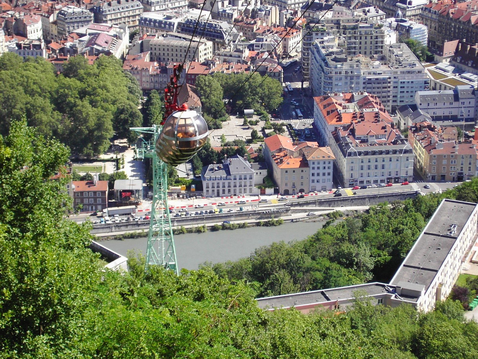 Bulles du téléphérique de la Bastille à Grenoble